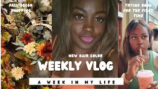 Microblading & Blonde Hair Transformation| Food & Fall Decor Shopping Vlog| The Gabrielle Guide