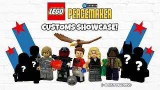 How To Make PEACEMAKER Season 1 LEGO CUSTOMS! (+Bonus Customs!) 💥 🦅
