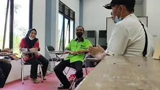 aqualisi  Bu lurah maytika ,ndamping desq mojowetan sama instruktur pelatihan pk kholiq