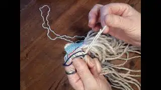 Extending a short Aho in whatu kakahu