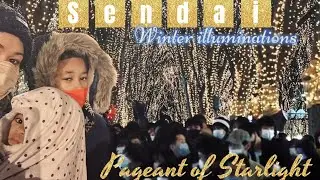 SENDAI PAGEANT OF STARLIGHT 2022 | Japan Christmas lights event #japanvlog #lifeinjapan
