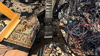 Jackson Stars Kelly Star Guitar Showing Rare