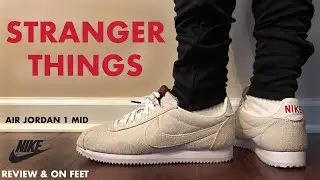 Stranger Things Nike Cortez Upside Down Review and On Feet