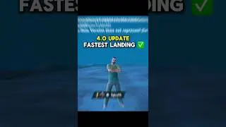 4.0 Update Fastest Landing Trick 🤯✅ #pubgmobile #bgmi #tipsandtricks