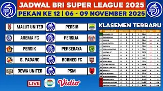 Jadwal Liga 1 2025 pekan ke 12 - Malut United vs Persib - Arema fc vs Persija -Liga 1 indonesia 2025