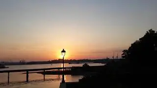 Augusta (SR) Sicilia, Panoramica Tramonto, Porta Spagnola, Castello Svevo e Ponte Federico II .