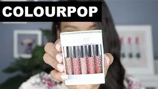COLOURPOP STRIKE TWICE Mini Lipstick Bundle Lipstick Swatches! | PuckerUpBabe