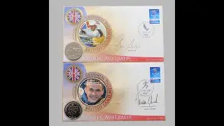 2000 Sydney Olympics British Gold Medal Winners Coin Cover Set - Benham Signed First Day Covers Set
