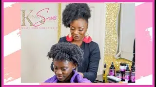 How To Detangle Your Little Girl's Hair | With Kinky Secrets Products