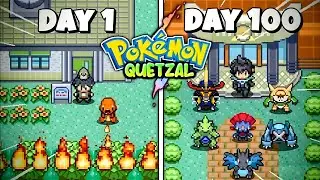 I Played 100 Days As ALAIN In Pokemon Quetzal
