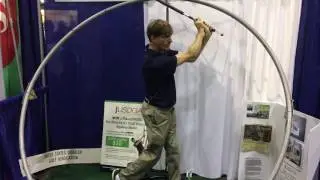 Full Swing in PlaneSWING from Jason Faircloth Founder of US Disabled Golf Assoc at PGA Show, Orlando