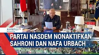 Melalui Siaran Pers Partai NasDem Nonaktifkan Sahroni dan Nafa Urbach dari DPR