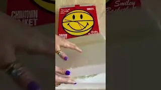 Chinatown Market Smiley Wall Clock