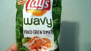 Lays Wavy Fried Green Tomato Chips Review