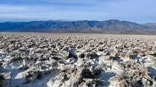 Relaxing Walk at Death Valley Devil's Golf Course