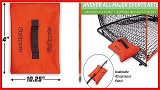 GoSports Sports Net Sandbags Set of 4 - Weighted Anchors for Baseball Nets, Soccer Goals, Golf Nets