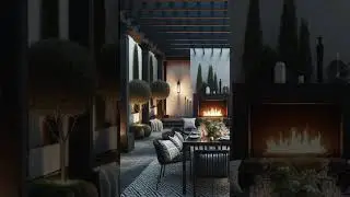 Black and White Backyard Decor Ideas Interior Design #shorts #backyards