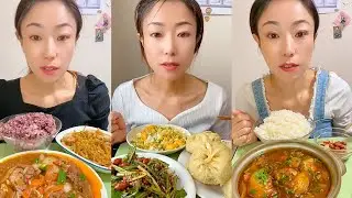 Chinese Home-Cooked Food Mukbang | Realistic Eating Sounds No Talking #315