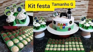 KIT FESTA TAMANHO G/TEMA VÍDEO GAME 