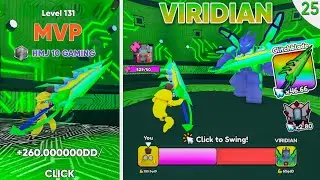 I Defeating Secret Viridian Magic Boss - Glitchblade Swords & Pull a Sword Roblox #25