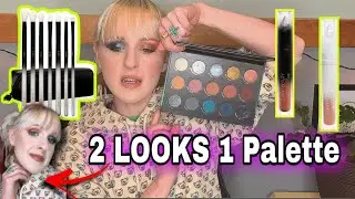 Eternal Eclipse Lunar Beauty Collection Review | 2 Looks 1 Palette Hooded eyes