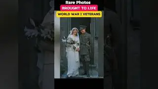 Colorized Historic WW1 Footage: Veterans in WWI #ww1 #ww1stories #military #historybroughttolife