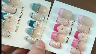 Make pretty Nails at home | How to make Pressons at home for beginners Full Tutorial easy steps #diy