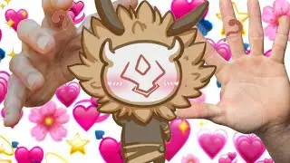 Headpatting a hilichurl