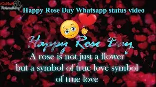Happy Rose Day | Whatsapp status video