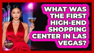 What Was The First High-End Shopping Center In Las Vegas?