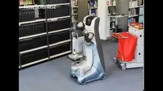 Robot cleaner tidies up office buildings
