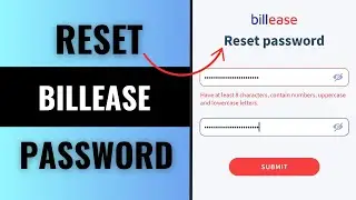 How to Reset your Password on BillEase Account