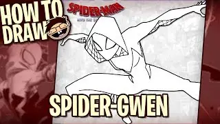How to Draw SPIDER-GWEN (Spider-Man: Into the Spider-Verse) | Narrated Easy Step-by-Step Tutorial