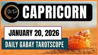 ANO'NG KAILANGAN MONG MALAMAN NGAYON CAPRICORN JANUARY 20, 2026  💫DAILY GABAY TAROTSCOPE