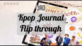 3rd completed kpop journal flip through 🖊 |💜|