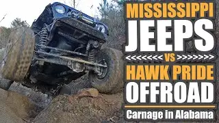 Mississippi Jeeps vs. Hawk Pride Offroad Park | 9 Jeeps, 6 Carnage Points for HPO, 1 Day