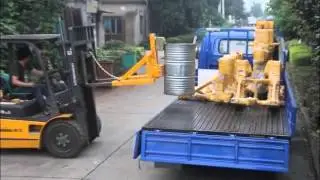 DG500E Forklift  drum lifter   Double Grip Forklift Drum Grabber / Forklift barrel Lifter
