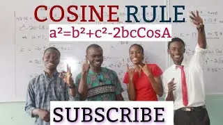COSINE RULE | Trigonometry