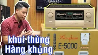 HÀNG HÓT VÀ HIẾM MỚI CẬP BẾN - AMPLY ĐẦU BẢNG ACCUPHASE E-5000 - mạnh mẽ, uy lực - ghép nhiều loa