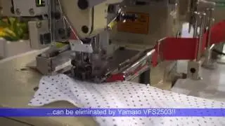 Yamato VFS2503-8 :: Flat Bed Interlock Stitch Machine for Binding with Top Feeder