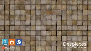 Genera Aleatoriedad en el despiece de Mosaicos con V-Ray y Corona