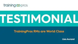 TrainingPros RMs are World Class