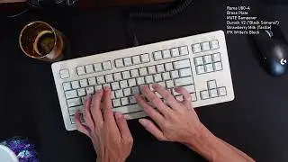 Rama U80A (Soya) Typing Test - Part 1 - Bubbles falling from the sky?