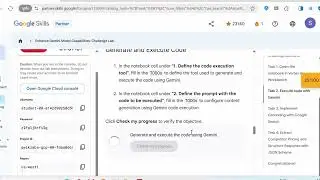 Enhance Gemini Model Capabilities | GSP525 | GCP Challenge Lab with Explanation
