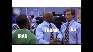Funny meme Trump + US Vs Iran 