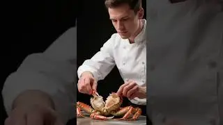 Crab cutting skills #crab #cuttingskills #shorts