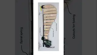 Shape changing drone FROW (Foldable Rotary Oragami Wing)