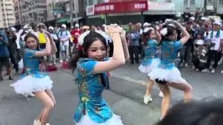 【阿賢跑廟會】#廟會 #潮州六姊妹 #素蘭陣#廟會 #陣頭 #繞境