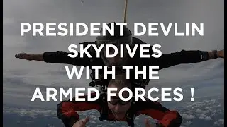 Fanshawe's President, Peter Devlin, Skydives at the London Airshow !