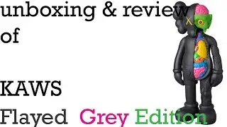unboxing & review - KAWS Companion Flayed Edition (Black)